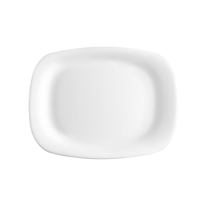 Kochschüssel Bormioli Rocco Parma rechteckig Weiß Glas (18 x 21 cm) (24 Stück)