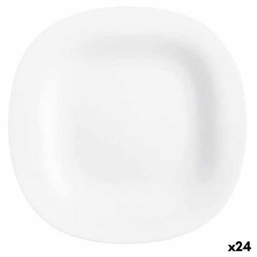 Dessertteller Luminarc Carine Weiß Glas (19 cm) (24 Stück)