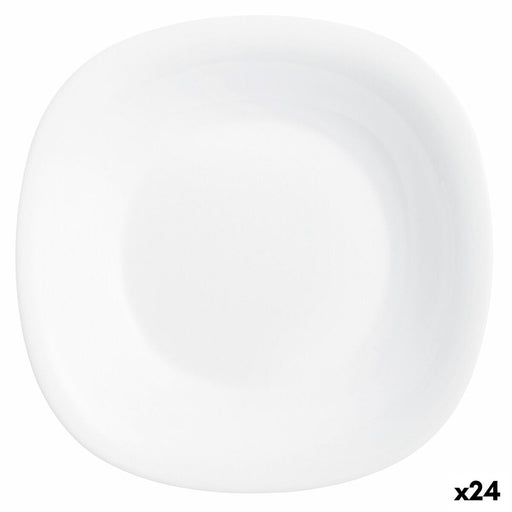 Suppenteller Luminarc Carine Weiß Glas (Ø 23,5 cm) (24 Stück)