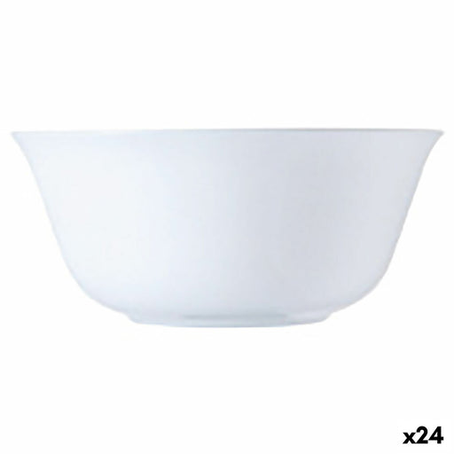Schale Luminarc Carine Weiß Glas (12 cm) (24 Stück)