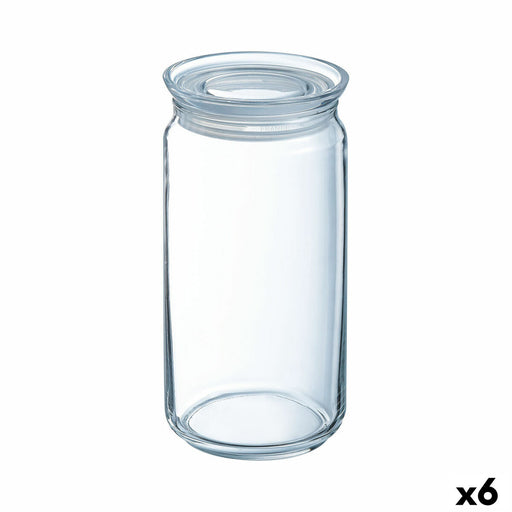 Topf Luminarc Pav Durchsichtig Silikon Glas (1,5 L) (6 Stück)
