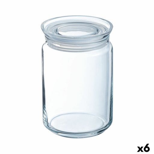 Topf Luminarc Pav Durchsichtig Silikon Glas 750 ml (6 Stück)