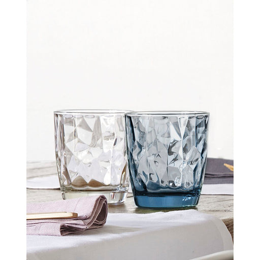 Trinkglas Bormioli Rocco Diamond Blau Glas 390 ml (6 Stück)