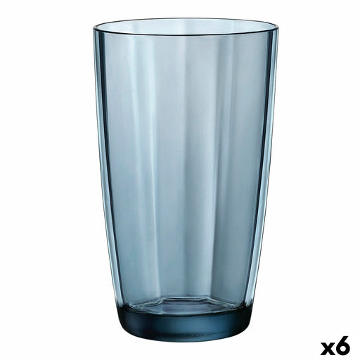 Trinkglas Bormioli Rocco Pulsar Blau Glas 470 ml (6 Stück)