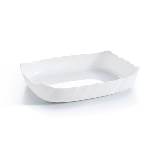 Kochschüssel Luminarc Smart Cuisine rechteckig Weiß Glas 29 x 30 cm (6 Stück)