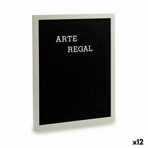 Bild Schwarz Weiß Forum 144 Buchstaben (2,5 x 50,5 x 40,5 cm) (12 Stück)
