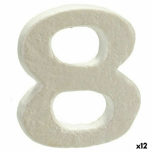 Zahle Zahle 8 polystyrol 2 x 15 x 10 cm (12 Stück)