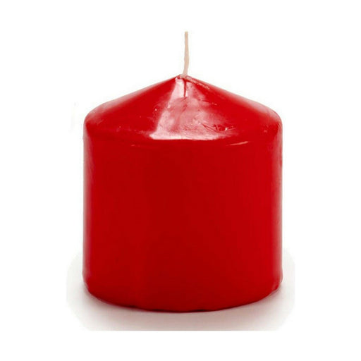 Kerze Rot (7 x 8 x 7 cm) (4 Stück)