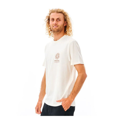 Herren Kurzarm-T-Shirt Rip Curl Weiß