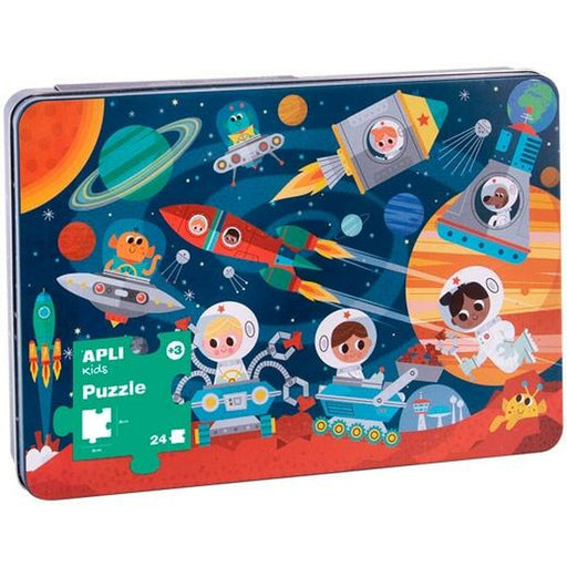 Kinderpuzzle Apli Space 24 Stücke 48 x 32 cm