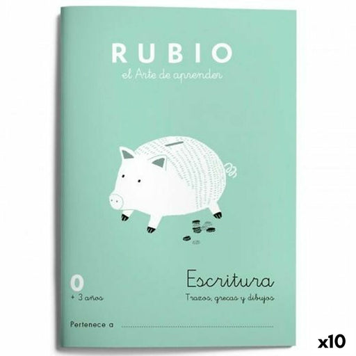 Schreib- und Kalligraphie-Notizbuch Rubio Nº0 A5 Spanisch 20 Blatt (10 Stück)