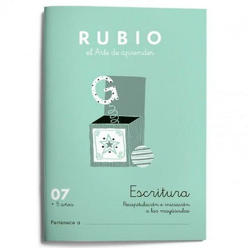 Schreib- und Kalligraphie-Notizbuch Rubio Nº07 A5 Spanisch 20 Blatt (10 Stück)