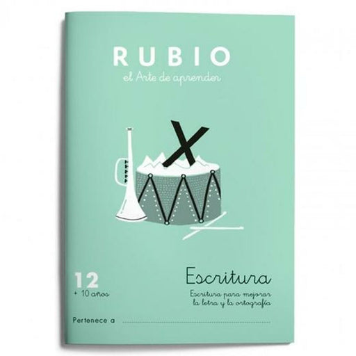 Schreib- und Kalligraphie-Notizbuch Rubio Nº12 A5 Spanisch 20 Blatt (10 Stück)