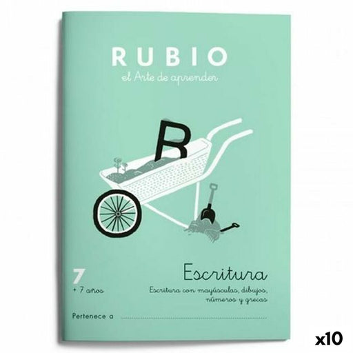 Schreib- und Kalligraphie-Notizbuch Rubio Nº07 A5 Spanisch 20 Blatt (10 Stück)