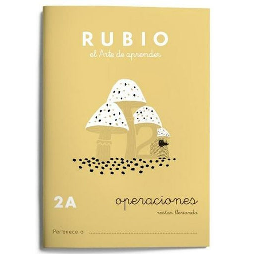 Mathematik-Heft Rubio Nº2A A5 Spanisch 20 Blatt (10 Stück)