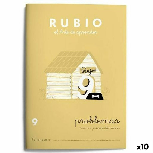 Mathematik-Heft Rubio Nº9 A5 Spanisch 20 Blatt (10 Stück)