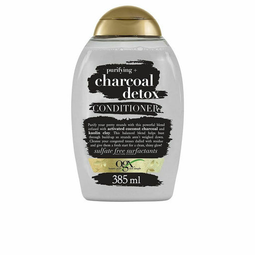 Haarspülung OGX Charcoal Detox Reinigungspeeling Aktivkohle 385 ml