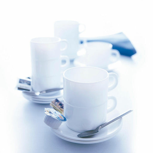 Teller Luminarc Kaffee Weiß Glas (16 cm)