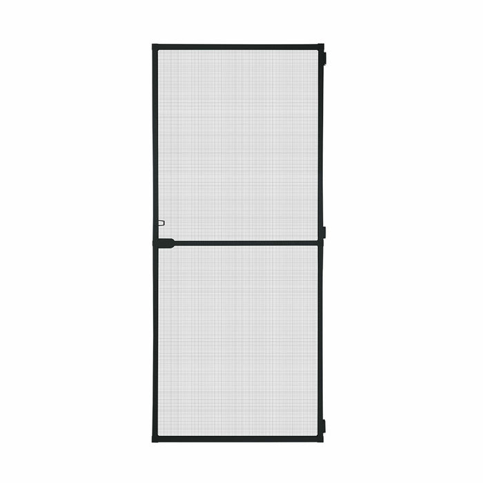 Fliegenvorhang Schellenberg Türen Mit Rahmen Fiberglas Schwarz Aluminium (100 x 210 cm)