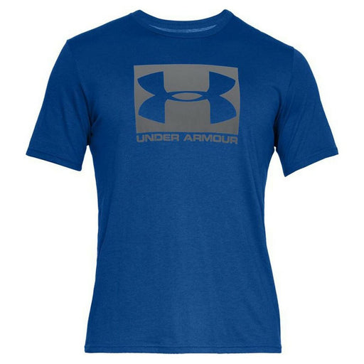 Herren Kurzarm-T-Shirt Under Armour Boxed Sportstyle Blau