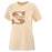 Herren Kurzarm-T-Shirt Salomon Big Logo Nude Beige Braun