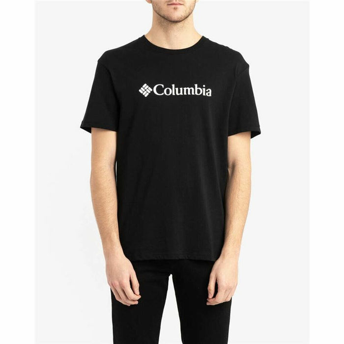 Herren Kurzarm-T-Shirt Columbia Schwarz