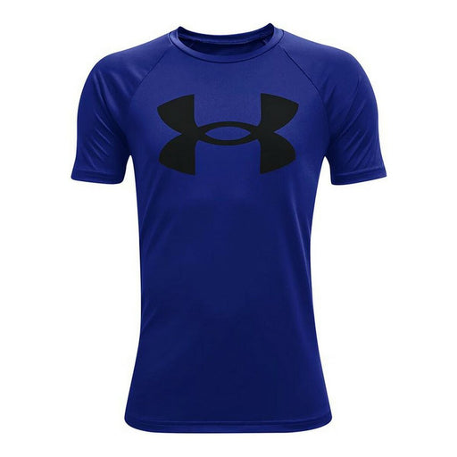 Herren Kurzarm-T-Shirt Under Armour Tech Big Logo Blau