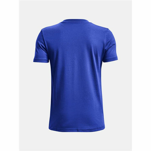 Herren Kurzarm-T-Shirt Under Armour Curry Lightning Logo Blau