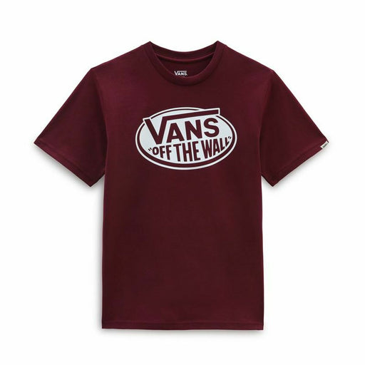 Jungen Kurzarm-T-Shirt Vans Classic OTW Dunkelrot