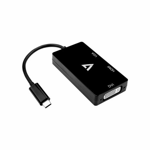 USB-C-zu-HDMI-Adapter V7 V7UC-VGADVIHDMI-BLK  Schwarz