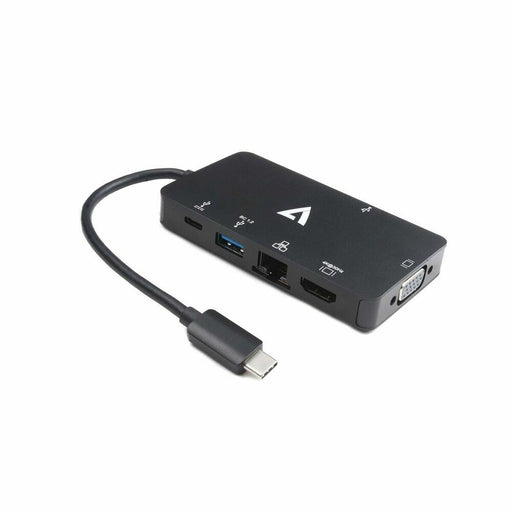USB-C-zu-HDMI-Adapter V7 V7UC-2HDMI-BLK       Schwarz