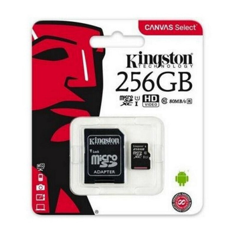 Mikro SD Speicherkarte mit Adapter Kingston SDCS2 100 MB/s