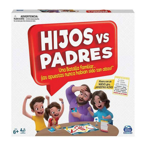 Tischspiel Spin Master Hijos vs Padres 206 Stücke 26,99 x 26,99 x 5,4 cm