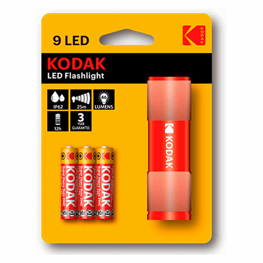 Taschenlampe LED Kodak  9LED Rot