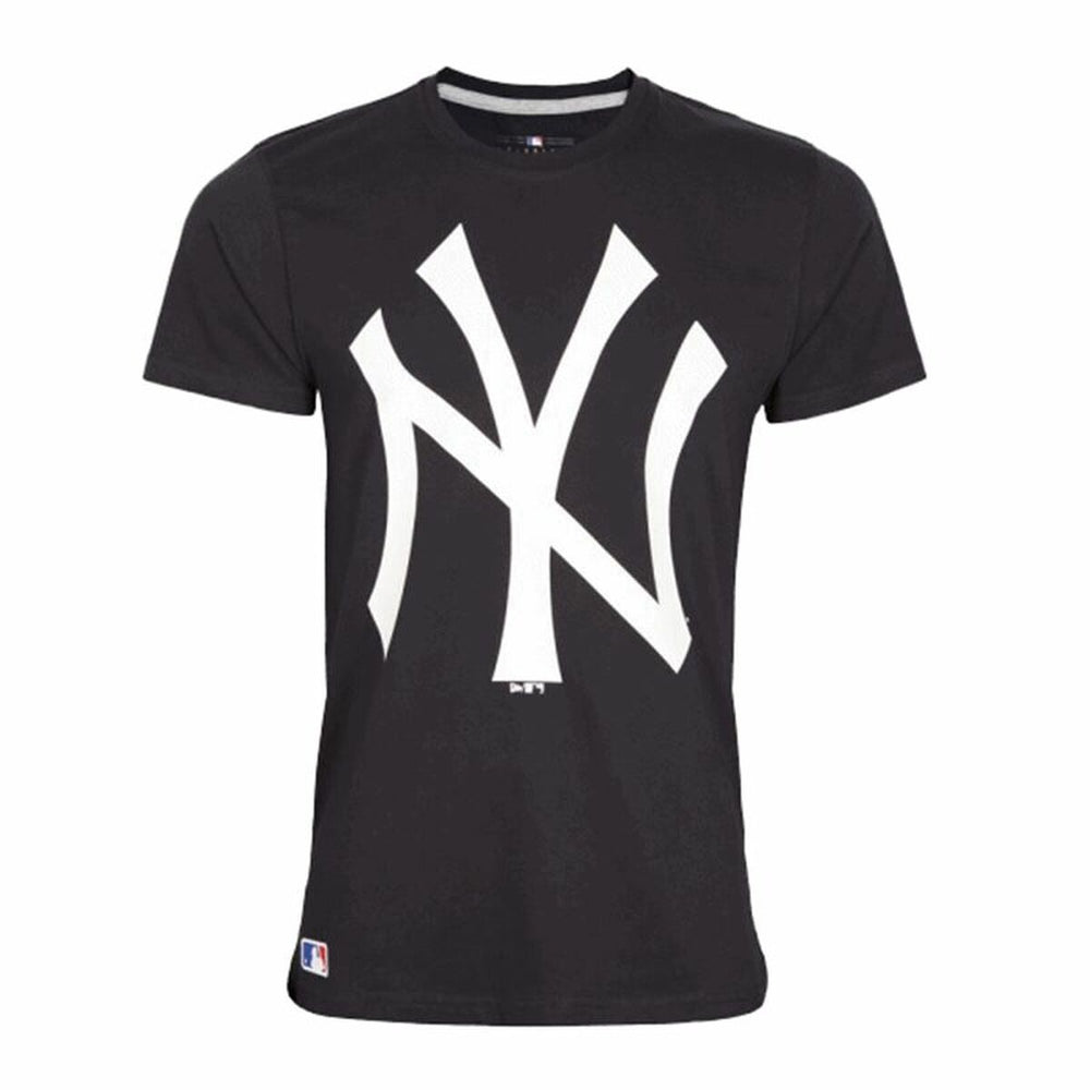 Herren Kurzarm-T-Shirt New Era Team Logo NYY Dunkelblau