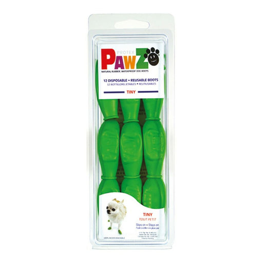 Stiefel Pawz Hund 12 Stück grün