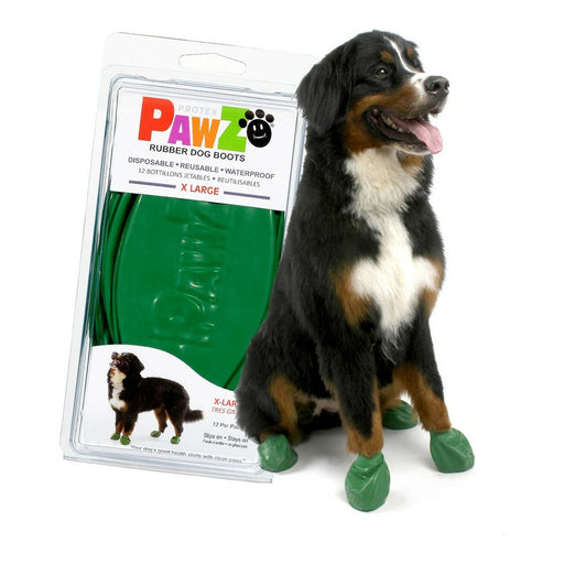 Stiefel Pawz Hund 12 Stück Größe XL grün