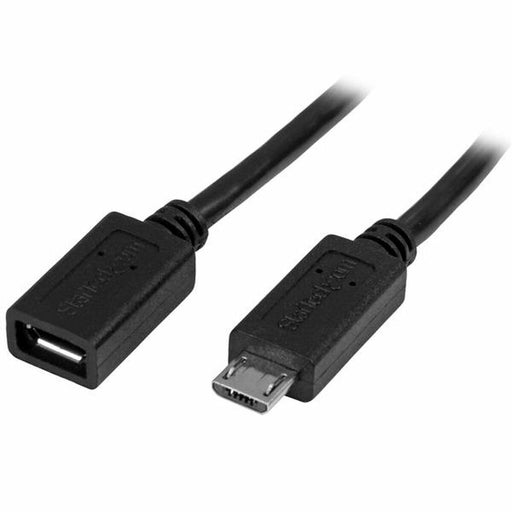 Kabel Micro USB Startech USBUBEXT50CM         Schwarz