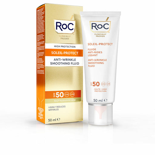 Sonnenschutzcreme für das Gesicht Roc Protección Solar 50 ml Spf 50