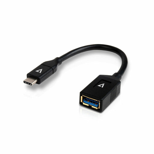 USB A zu USB-C-Kabel V7 V7U3C-BLK-1E Schwarz