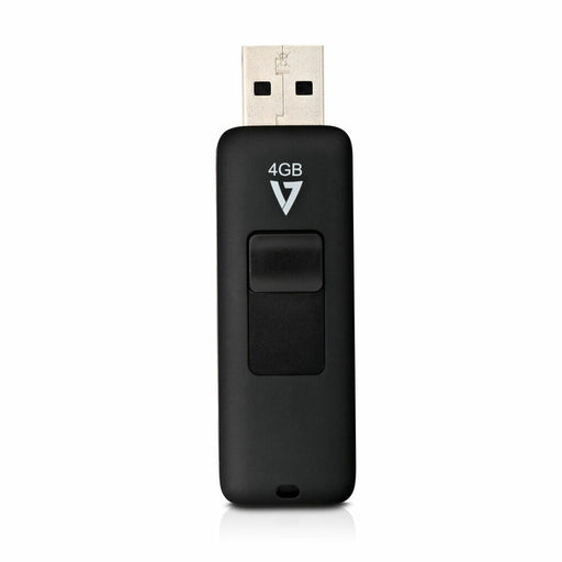Mikro SD Speicherkarte mit Adapter V7 VF24GAR-3E           Schwarz 4 GB