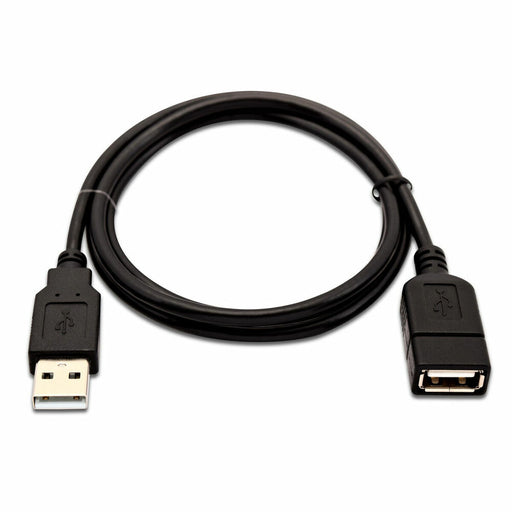 USB-Kabel V7 V7USB2EXT-01M-1E Schwarz 1 m (1 Stück)