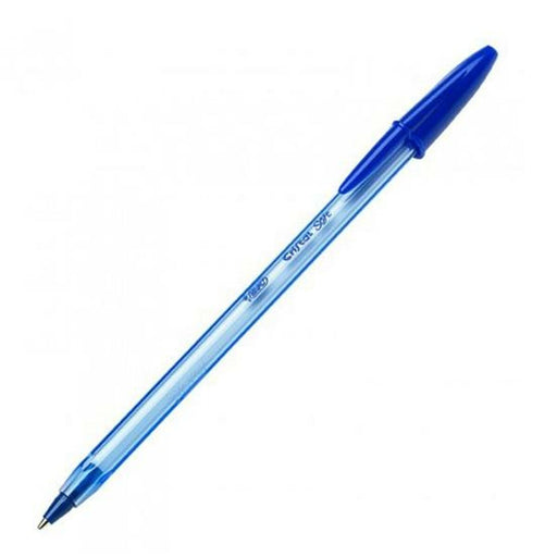 Stift Bic Cristal Soft Durchsichtig 1-2 mm Blau 50 Stücke