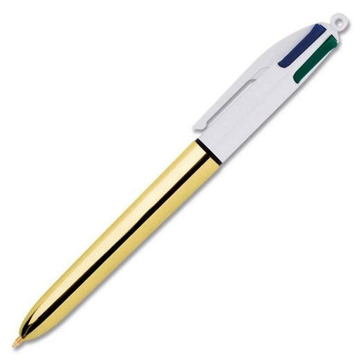 Stift Bic Gold Weiß (12 Stück)