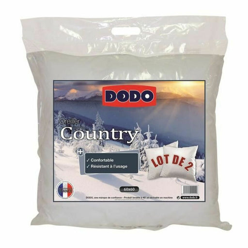 Kissen DODO Country Weiß 60 x 60 cm (2 Stück)