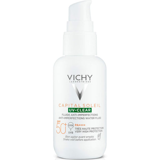 Sonnenschutz-Fluid Vichy Capital Soleil Uv Clear Anti-Schönheitsfehler Spf 50 (40 ml)
