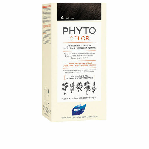 Dauerhafte Coloration Phyto Paris Phytocolor Ohne Ammoniak 4-castaño