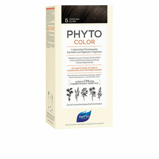 Dauerhafte Coloration PHYTO PhytoColor 5-castaño claro Ohne Ammoniak