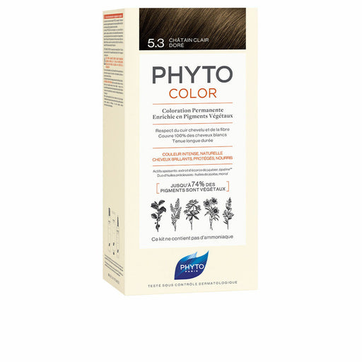 Dauerhafte Coloration PHYTO PhytoColor 5.3-castaño claro dorado Ohne Ammoniak
