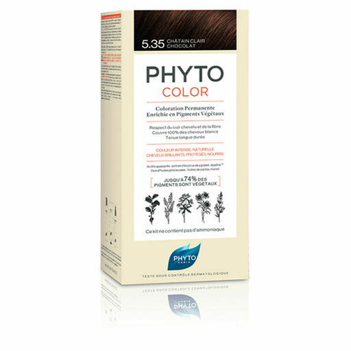 Dauerhafte Coloration PHYTO PhytoColor 5.35-castaño claro chocolate Ohne Ammoniak
